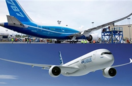 Airbus và Boeing cạnh tranh khốc liệt 